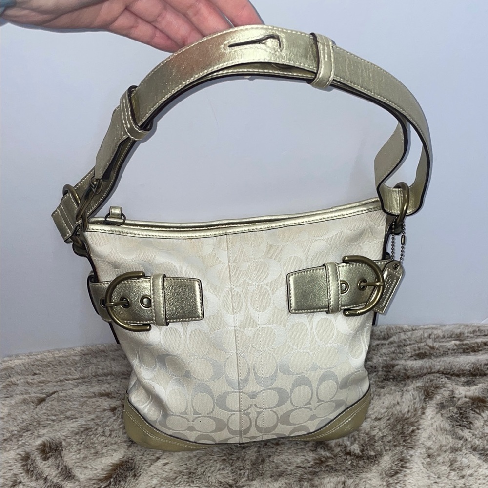 Vintage Coach Signature ‘Soho’ Duffle Crossbody